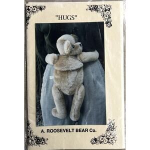 Hugs Plush Bear Sewing Pattern 16 Inch Toy Craft A Roosevelt Bear Company